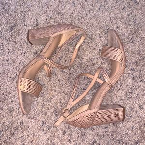 Reflective Rhinestoned Heels